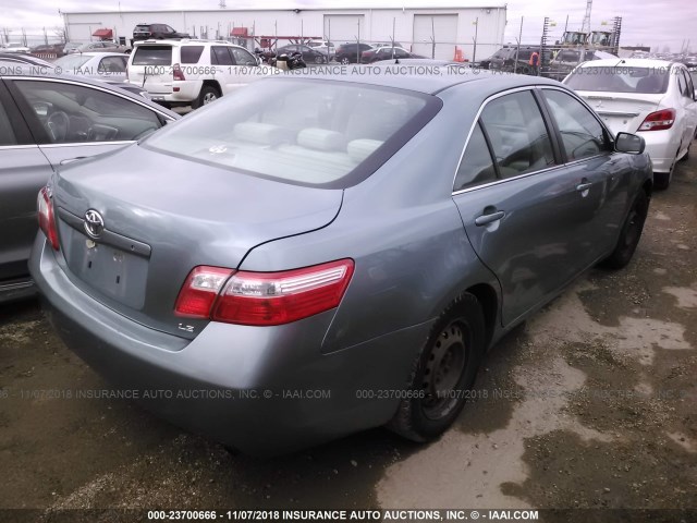 4T4BE46K18R046307 - 2008 TOYOTA CAMRY CE/LE/XLE/SE GREEN photo 4