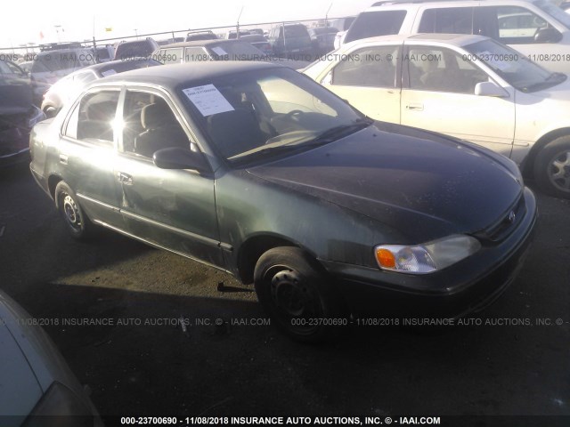 1NXBR12E6YZ383178 - 2000 TOYOTA COROLLA VE/CE/LE GREEN photo 1
