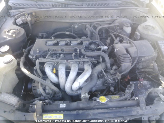 1NXBR12E6YZ383178 - 2000 TOYOTA COROLLA VE/CE/LE GREEN photo 10