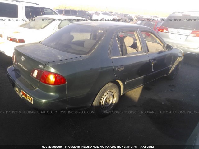 1NXBR12E6YZ383178 - 2000 TOYOTA COROLLA VE/CE/LE GREEN photo 4