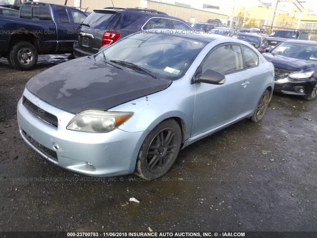 JTKDE177X60117887 - 2006 TOYOTA SCION TC BLUE photo 2