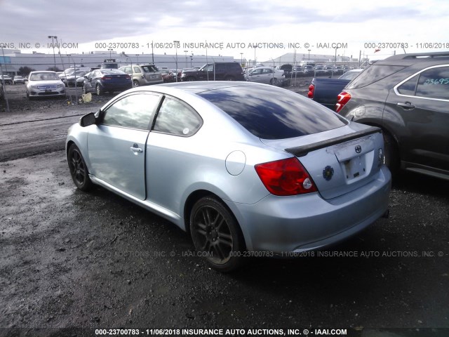 JTKDE177X60117887 - 2006 TOYOTA SCION TC BLUE photo 3