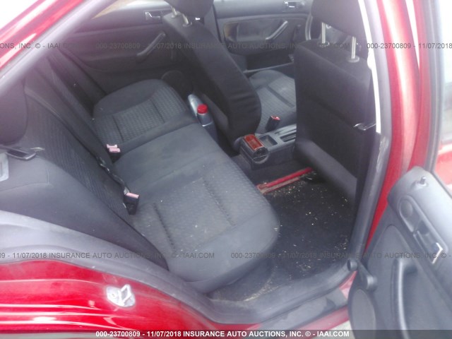 3VWRK69M12M085597 - 2002 VOLKSWAGEN JETTA GL RED photo 8