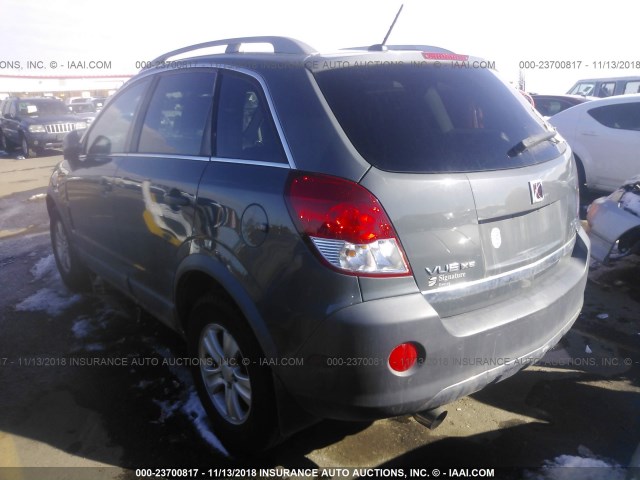 3GSDL43N29S592924 - 2009 SATURN VUE XE GRAY photo 3