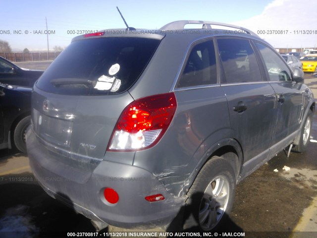 3GSDL43N29S592924 - 2009 SATURN VUE XE GRAY photo 4