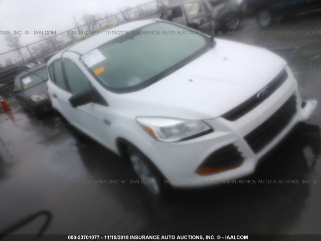 1FMCU0F74FUB51023 - 2015 FORD ESCAPE S WHITE photo 1