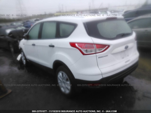 1FMCU0F74FUB51023 - 2015 FORD ESCAPE S WHITE photo 3