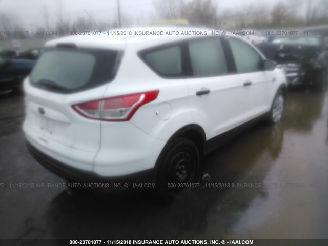 1FMCU0F74FUB51023 - 2015 FORD ESCAPE S WHITE photo 4