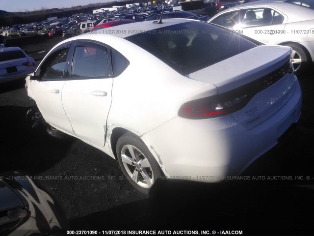 1C3CDFBB1GD766135 - 2016 DODGE DART SXT WHITE photo 3