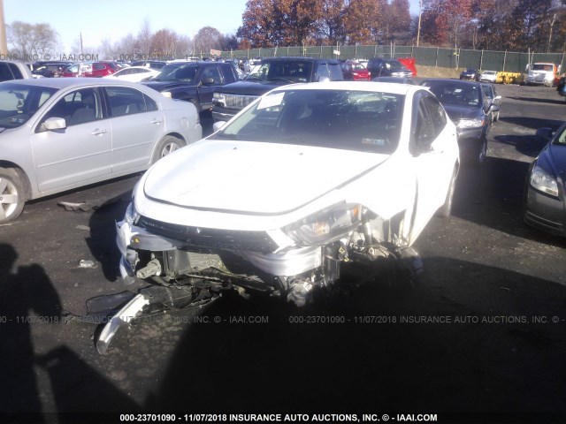 1C3CDFBB1GD766135 - 2016 DODGE DART SXT WHITE photo 6