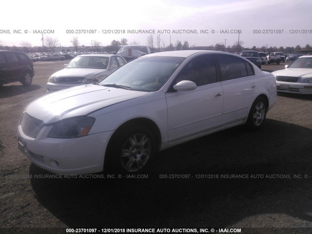 1N4AL11D15C293597 - 2005 NISSAN ALTIMA S/SL WHITE photo 2