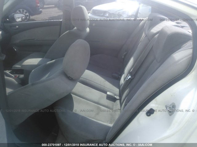 1N4AL11D15C293597 - 2005 NISSAN ALTIMA S/SL WHITE photo 8