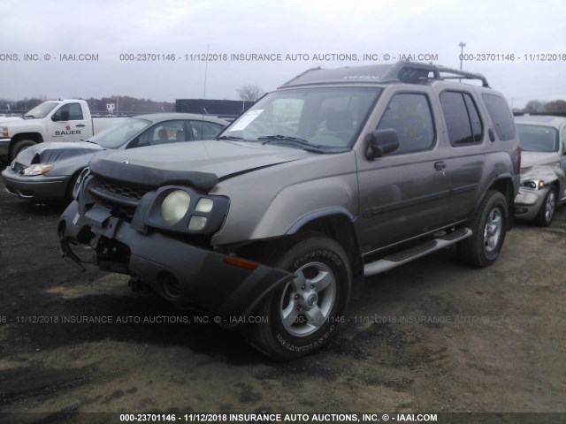 5N1ED28YX4C621343 - 2004 NISSAN XTERRA XE/SE BROWN photo 2