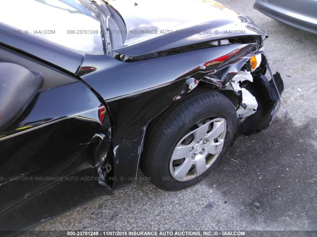 5NPET46C57H252667 - 2007 HYUNDAI SONATA GLS BLACK photo 6