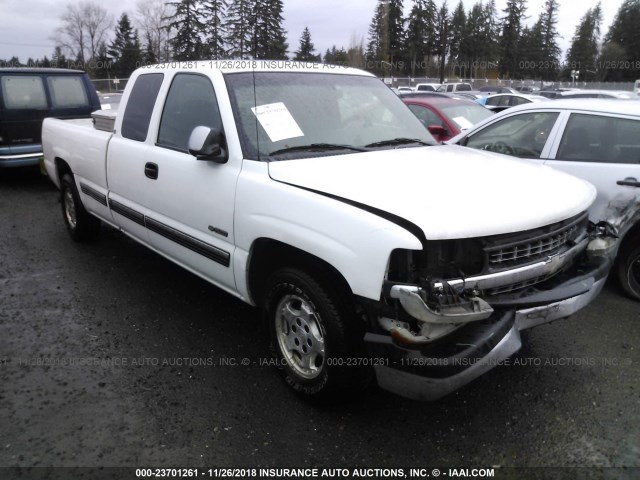 1GCEC19T61E308293 - 2001 CHEVROLET SILVERADO C1500 WHITE photo 1