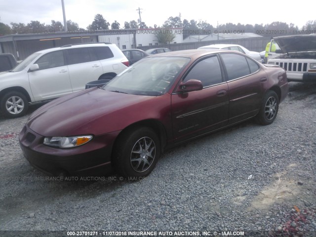 1G2WK52J83F117967 - 2003 PONTIAC GRAND PRIX SE MAROON photo 2