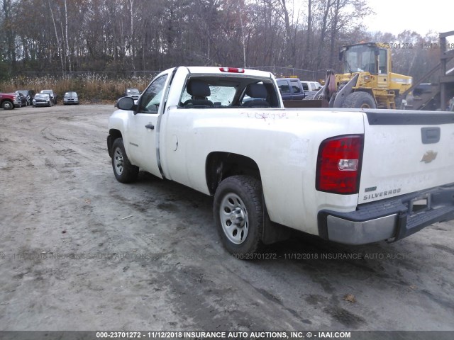 1GCNCPEA8CZ103612 - 2012 CHEVROLET SILVERADO C1500 WHITE photo 3