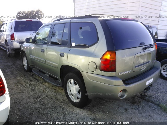 1GKDT13SX32129940 - 2003 GMC ENVOY GREEN photo 3