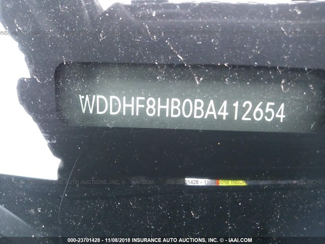 WDDHF8HB0BA412654 - 2011 MERCEDES-BENZ E 350 4MATIC BLACK photo 9