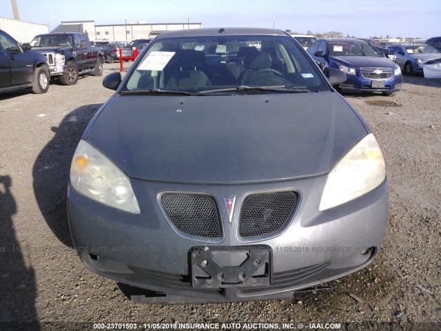 1G2ZG57N784173296 - 2008 PONTIAC G6 SE GRAY photo 6