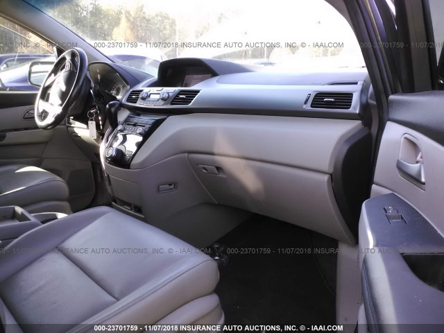 5FNRL5H69CB023822 - 2012 HONDA ODYSSEY EXL GRAY photo 5