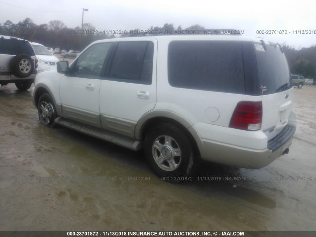 1FMPU18586LA05636 - 2006 FORD EXPEDITION EDDIE BAUER WHITE photo 3