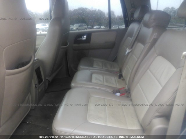 1FMPU18586LA05636 - 2006 FORD EXPEDITION EDDIE BAUER WHITE photo 8