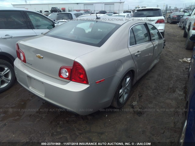 1G1ZB5E12BF243544 - 2011 CHEVROLET MALIBU LS 金色 照片 4