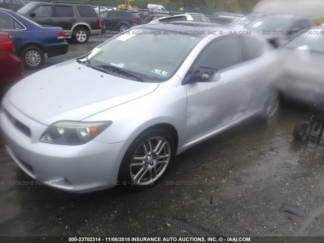 JTKDE177X70174284 - 2007 TOYOTA SCION TC ვერცხლისფერი ფოტო 2