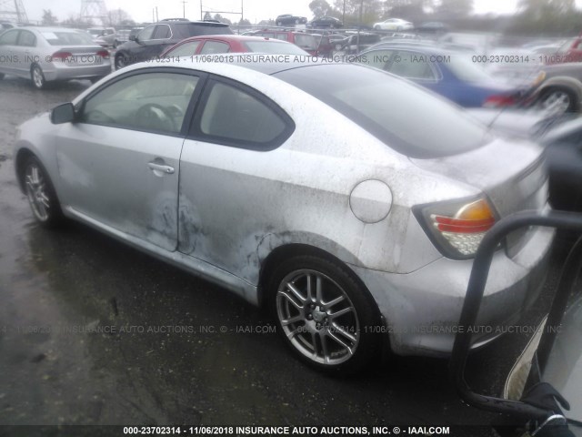 JTKDE177X70174284 - 2007 TOYOTA SCION TC ვერცხლისფერი ფოტო 3