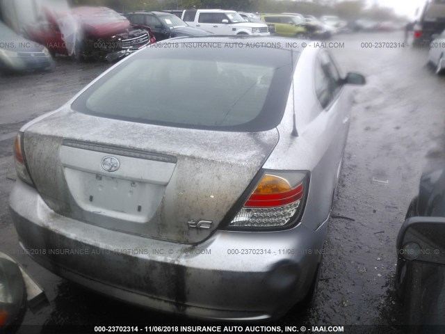 JTKDE177X70174284 - 2007 TOYOTA SCION TC ვერცხლისფერი ფოტო 4