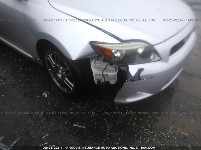 JTKDE177X70174284 - 2007 TOYOTA SCION TC ვერცხლისფერი ფოტო 6
