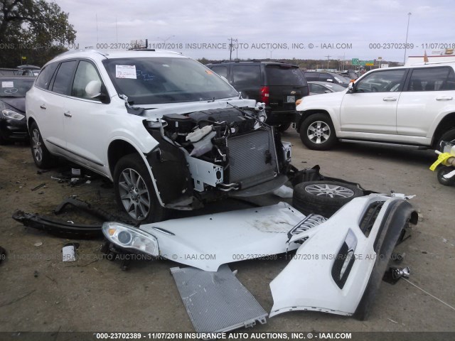 5GAKRAKD4HJ178070 - 2017 BUICK ENCLAVE WHITE photo 1