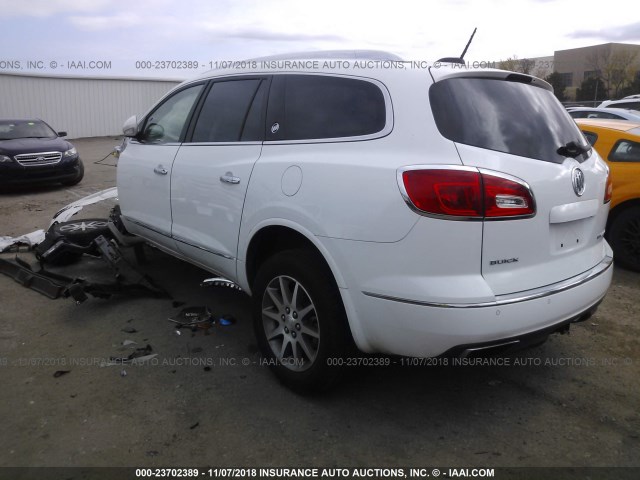 5GAKRAKD4HJ178070 - 2017 BUICK ENCLAVE WHITE photo 3