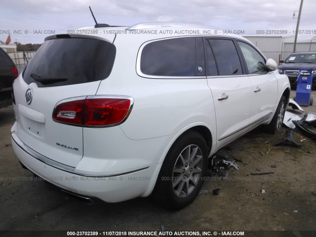 5GAKRAKD4HJ178070 - 2017 BUICK ENCLAVE WHITE photo 4