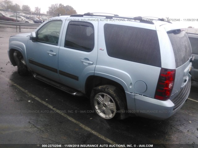 1GNSKBE06BR251490 - 2011 CHEVROLET TAHOE K1500 LT BLUE photo 3