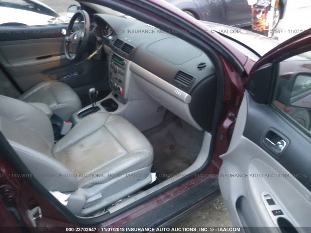 1G1AM58B877212960 - 2007 CHEVROLET COBALT SS RED photo 5