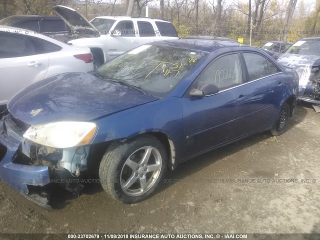 1G2ZG58N674210626 - 2007 PONTIAC G6 SE BLUE photo 2