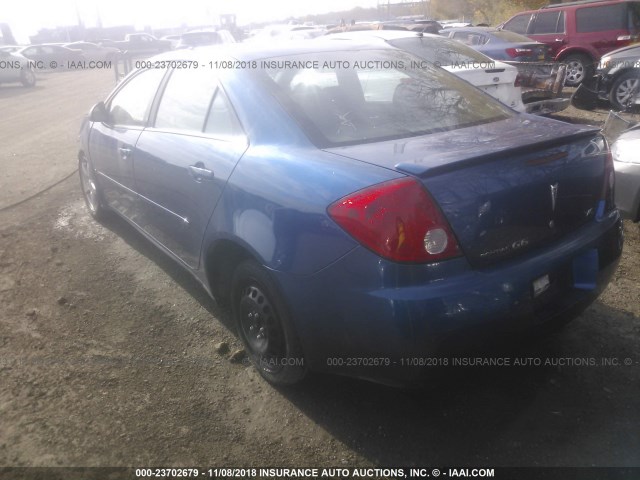 1G2ZG58N674210626 - 2007 PONTIAC G6 SE BLUE photo 3