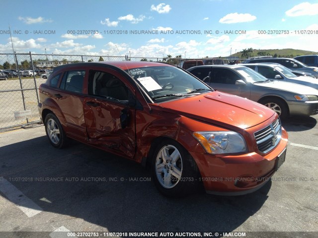 1B3HB48B57D215582 - 2007 DODGE CALIBER SXT ORANGE photo 6