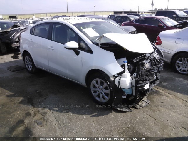 KNADM4A33H6100444 - 2017 KIA RIO LX WHITE photo 1