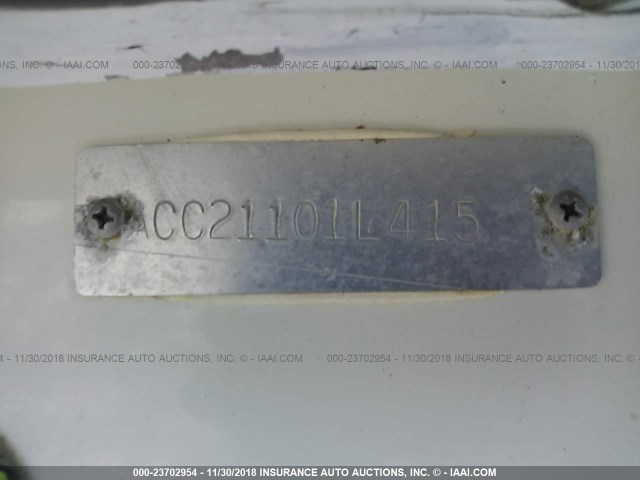 ACC21101L415 - 2013 ACTION CRAFT OTHER  WHITE photo 9
