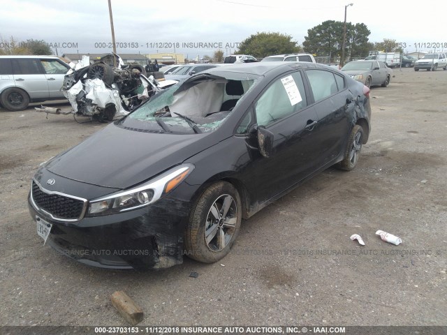 3KPFL4A78JE168451 - 2018 KIA FORTE LX/S BLACK photo 2