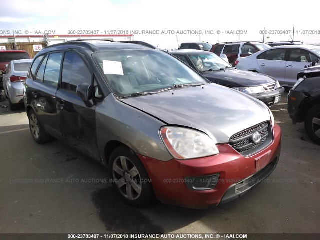 KNAFG525877061462 - 2007 KIA RONDO LX/EX GRAY photo 1