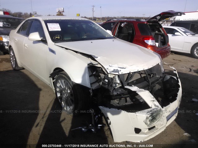 1G6DF577690125522 - 2009 CADILLAC CTS WHITE photo 1