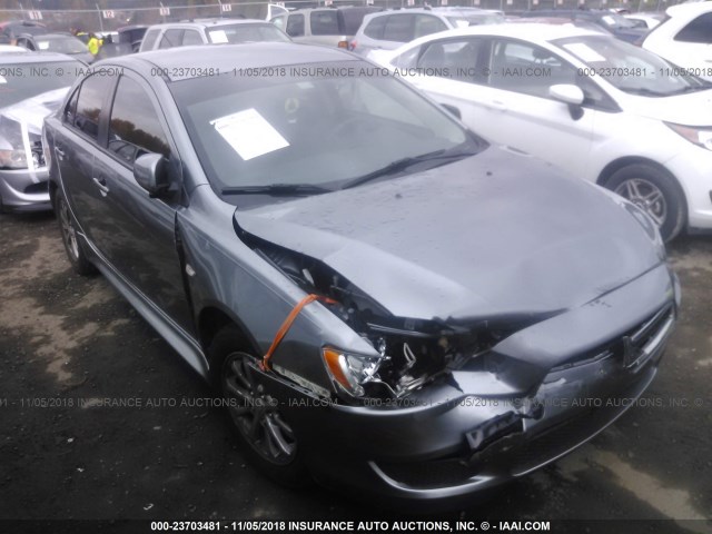 JA32U2FU8DU001672 - 2013 MITSUBISHI LANCER ES/ES SPORT GRAY photo 1