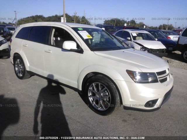 3C4PDCEG4GT103512 - 2016 DODGE JOURNEY R/T WHITE photo 1