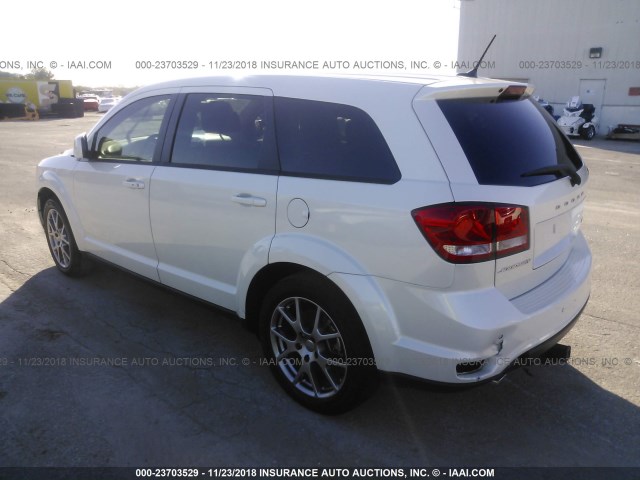 3C4PDCEG4GT103512 - 2016 DODGE JOURNEY R/T WHITE photo 3