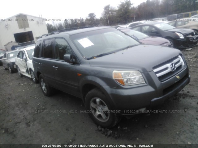 5FNYF18308B015505 - 2008 HONDA PILOT SE GRAY photo 1