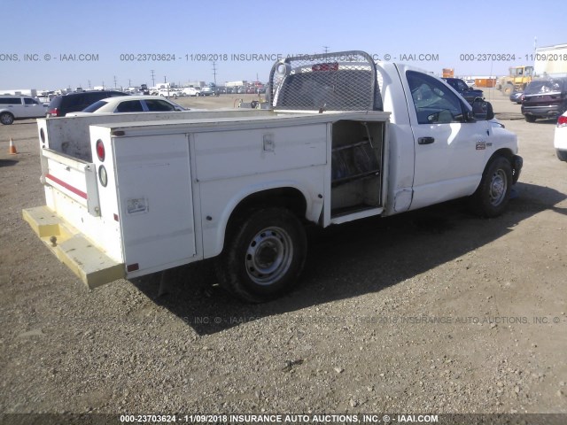 3D6WR26T29G565964 - 2009 DODGE RAM 2500 WHITE photo 4